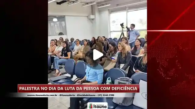Palestra marca Dia da Luta da Pessoa com Deficiência nas escolas