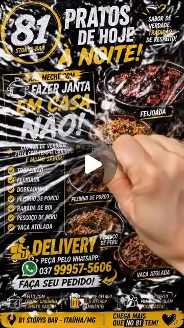 81 Storys Bar: comida caseira, chopp gelado e delivery hoje à noite
