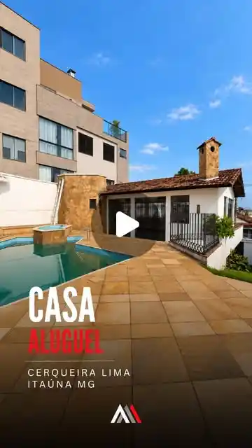 Casa para alugar no Cerqueira Lima com piscina e sauna