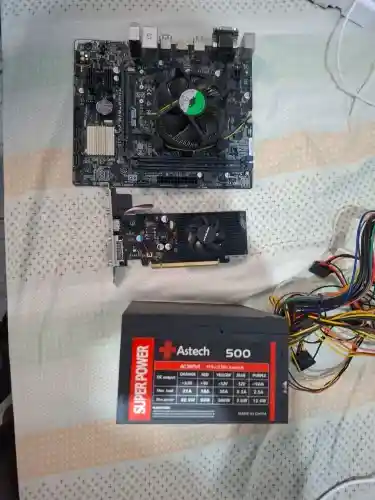 PLACA-MÃE ASUS+VIDEO+FONTE+MEMÓRIA
