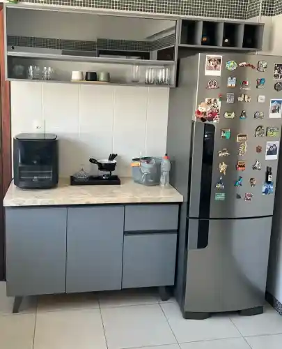 Armário cozinha com granito beje Bahia