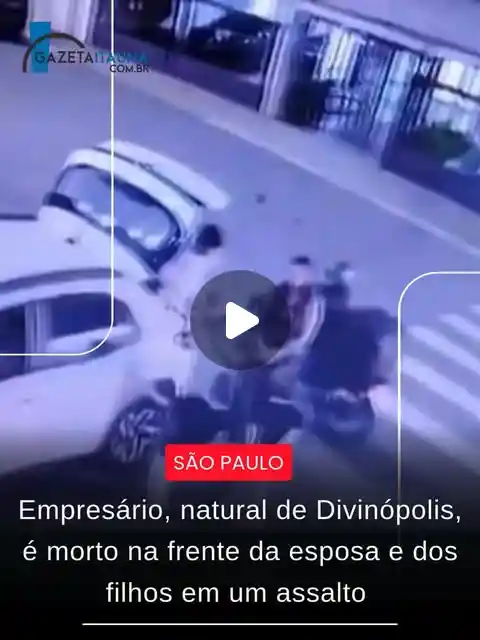 Empresário de Divinópolis morre baleado em assalto em SP