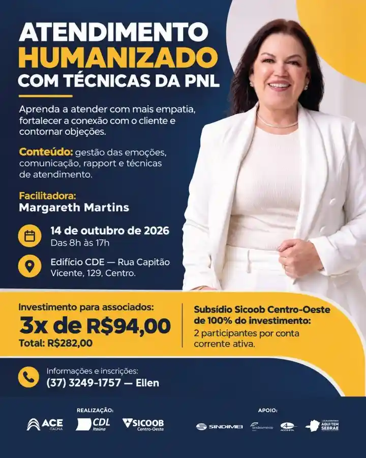 Curso Atendimento Humanizado com Técnicas de PNL