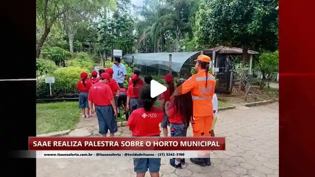 SAAE promove palestra sobre Horto Municipal e coleta seletiva