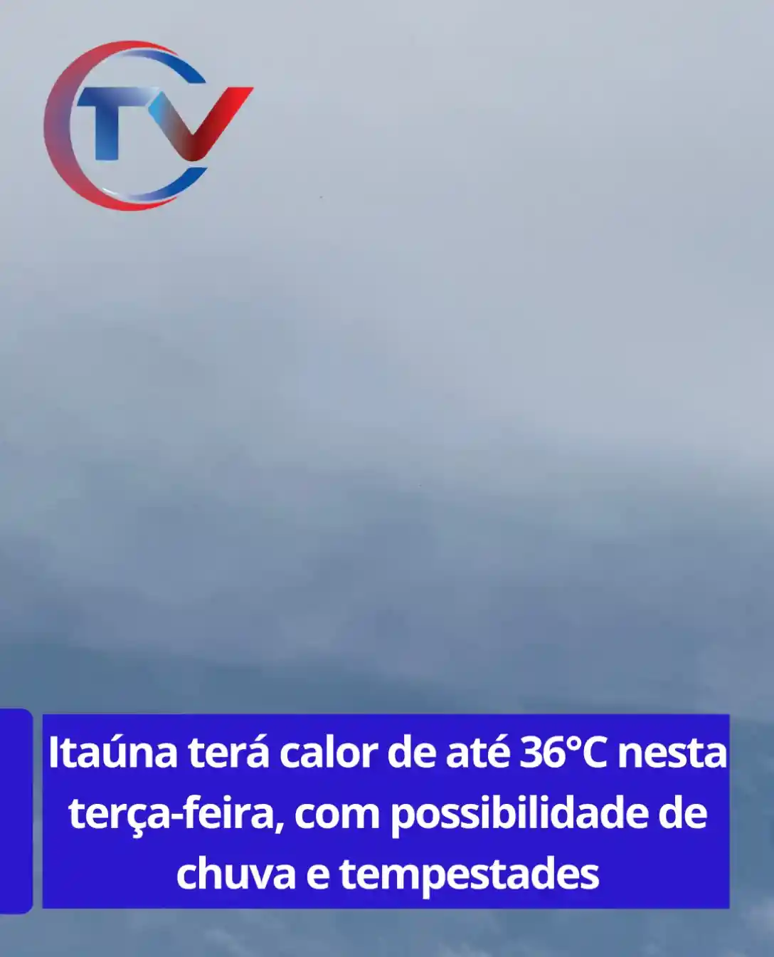Calor intenso e alerta amarelo de tempestade nesta quarta