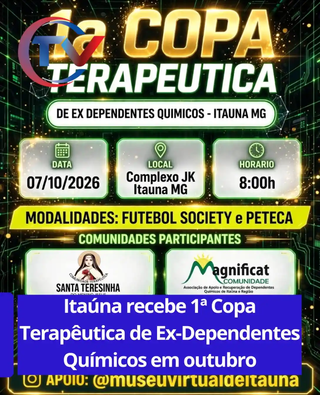 1ª Copa Terapêutica de Ex-Dependentes Químicos
