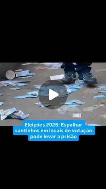 TRE alerta: espalhar santinhos é crime eleitoral