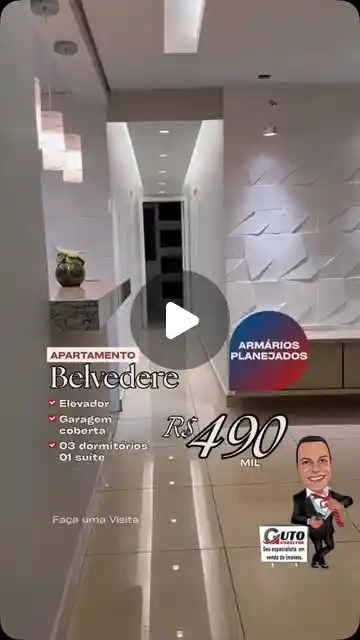 Apartamento 2 quartos com suíte no Belvedere