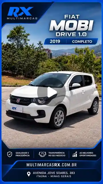 Fiat Mobi Drive 1.0 2019 — 68 mil km