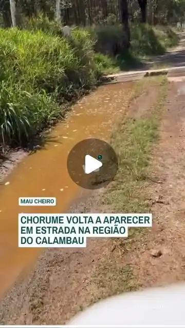 Denúncia de chorume na zona rural de Itaúna