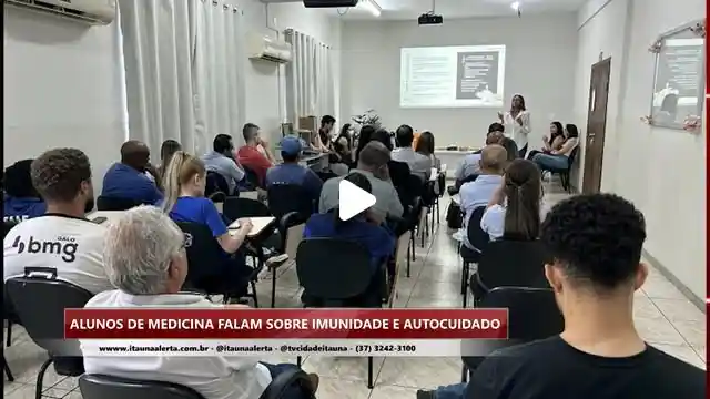 Alunos de Medicina da UIT abordam imunidade em palestra