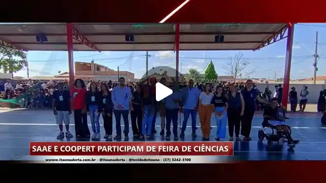 SAAE e Coopert na feira de ciências sobre sustentabilidade