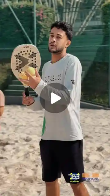 Treino de Beach Tennis com Prof. Riquelme no Tropical Tênis Clube