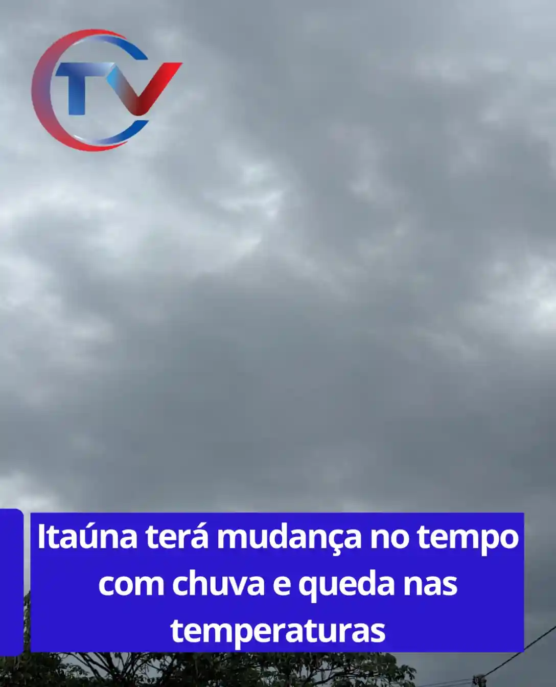 Frente fria traz chuva e queda de temperatura em Itaúna