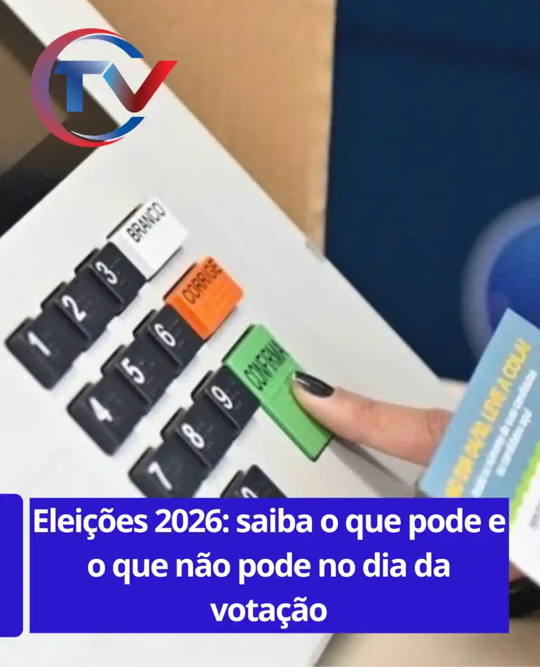 Regras para o dia da votação nas Eleições 2026