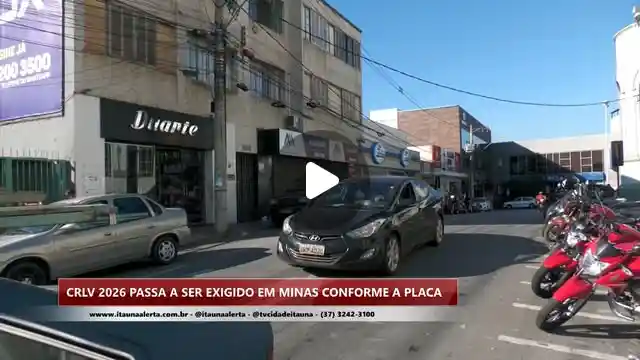 CRLV 2026 obrigatório para placas finais 4, 5 e 6 em Minas