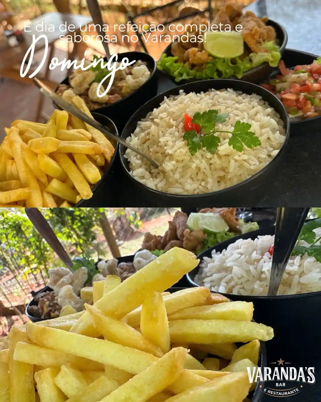 Almoço de domingo no Varandas Bar