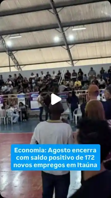 Itaúna gera 172 novos empregos formais em agosto de 2026