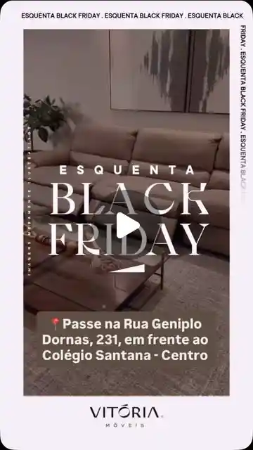 Black Friday na Vitória Móveis com até 80% de desconto