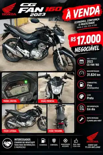 Honda CG 160 FAN Flex 2023