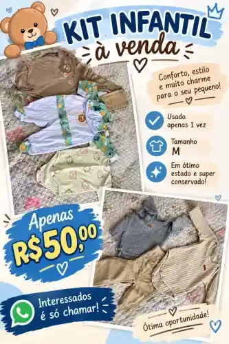 Kit infantil masculino