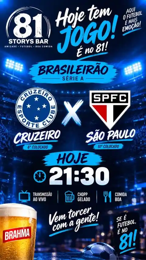 Cruzeiro x São Paulo ao vivo – Hoje no 81