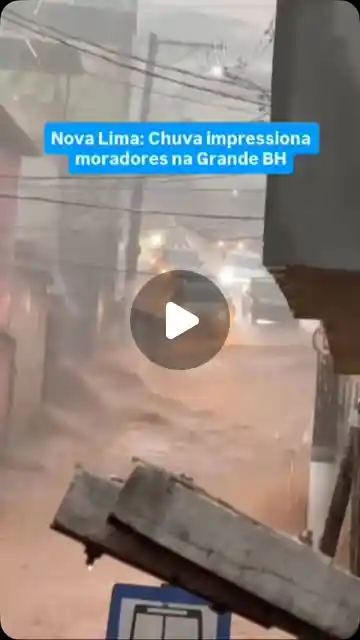 Chuvas fortes causam alagamentos em Itaúna; alerta segue até quarta