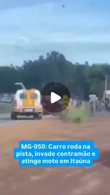 Motociclista fica ferido em colisão na MG-050 em Itaúna