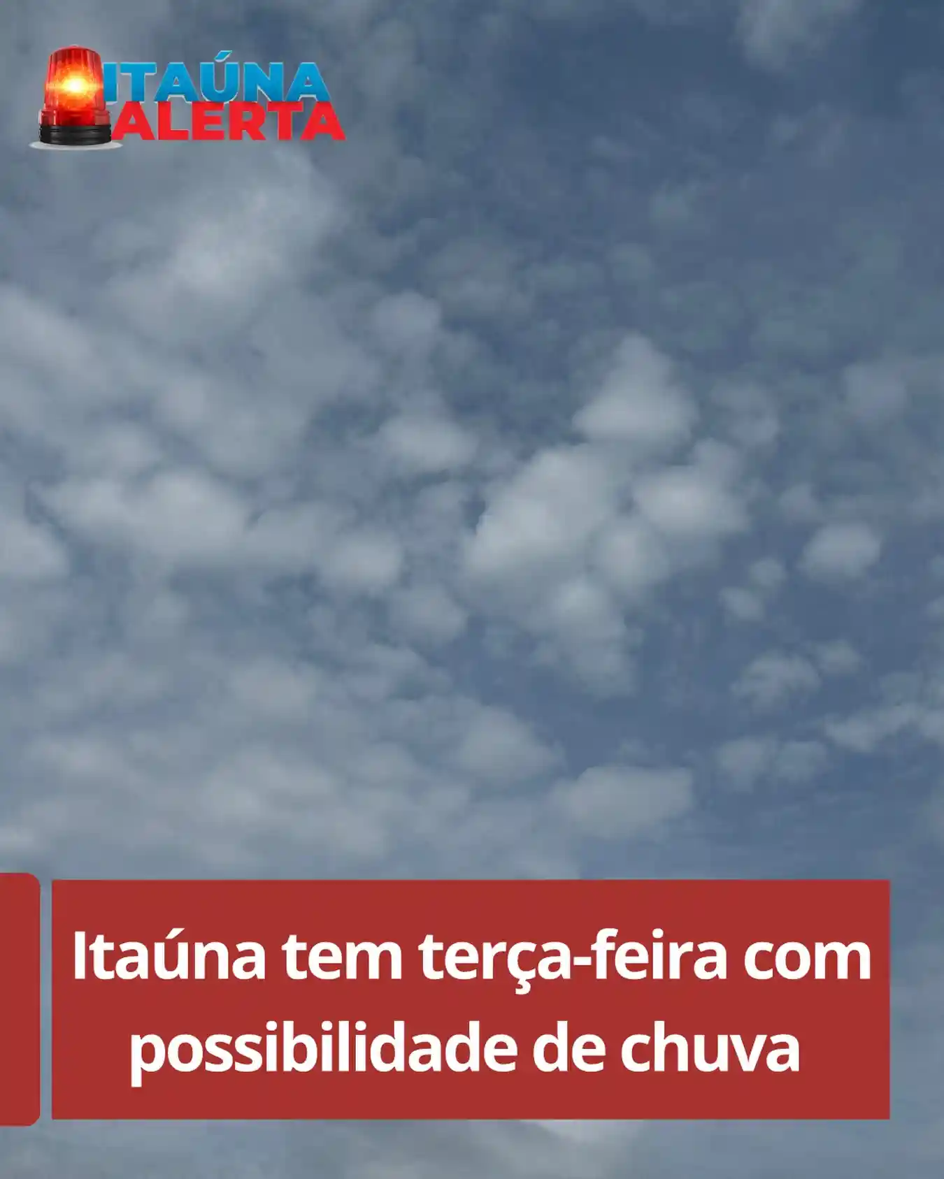 Previsão do tempo em Itaúna: chuva na terça e melhora na quarta