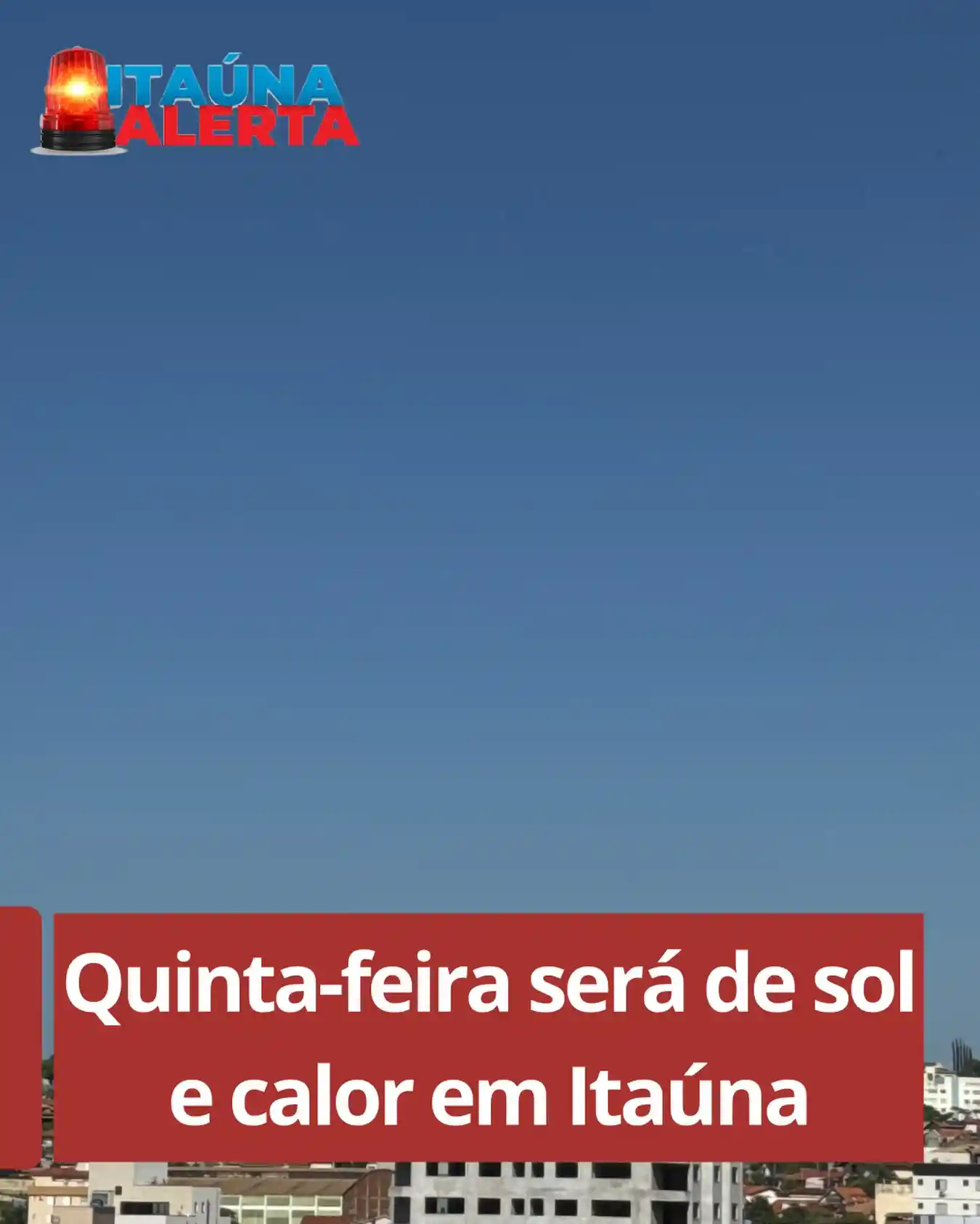 Previsão do tempo em Itaúna: quinta de sol e calor, máxima de 32°C
