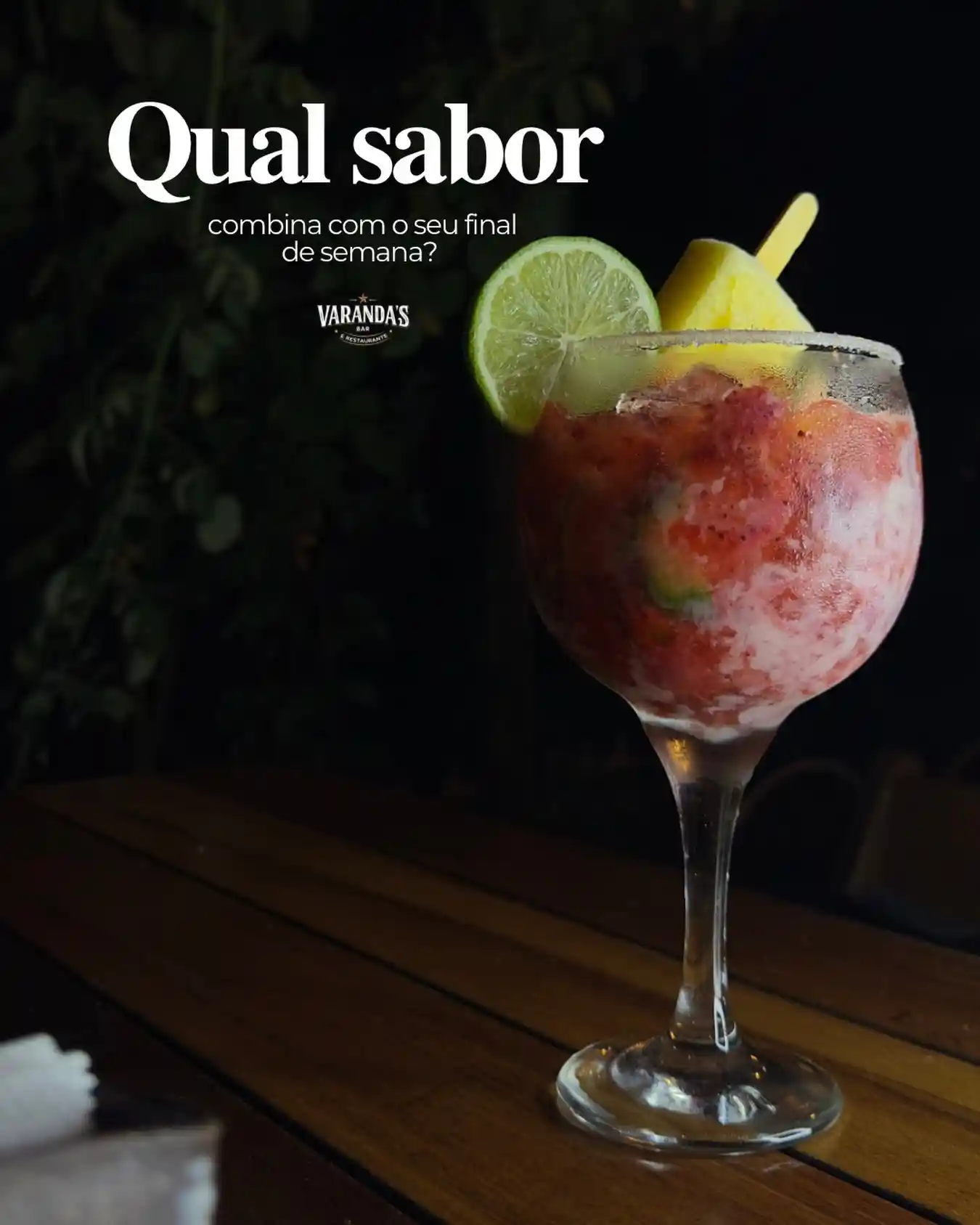 Varandas Bare – Drinks com Frutas Tropicais