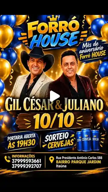 Forró House – Show de Forró, Sábado à Noite