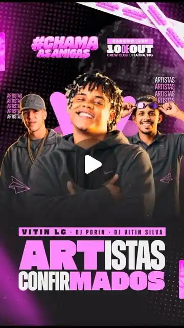Show Chama as Amigas no Crew Club