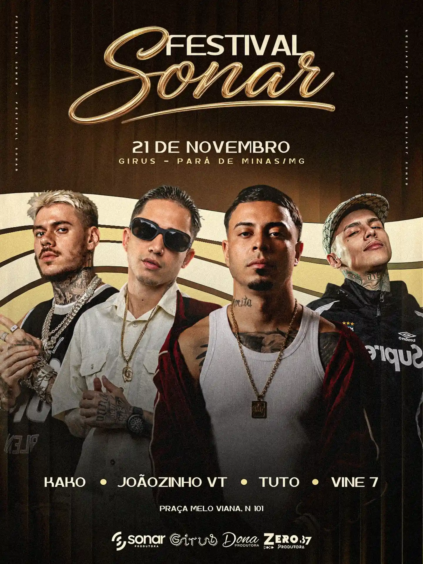 Festival Sonar na Girus com Kako, Joãozinho VT e mais