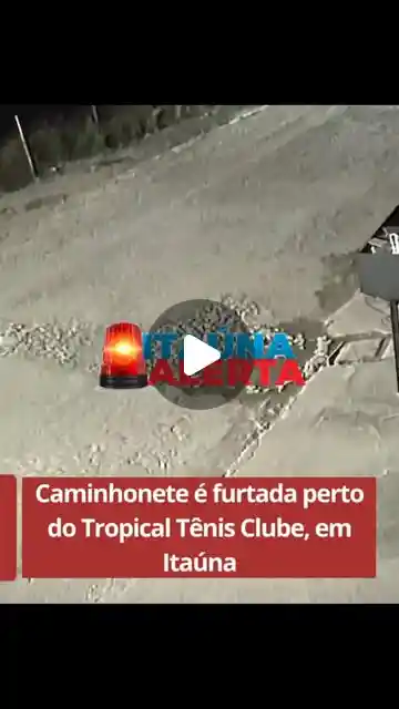 Caminhonete Fiat Strada branca furtada no bairro Tropical