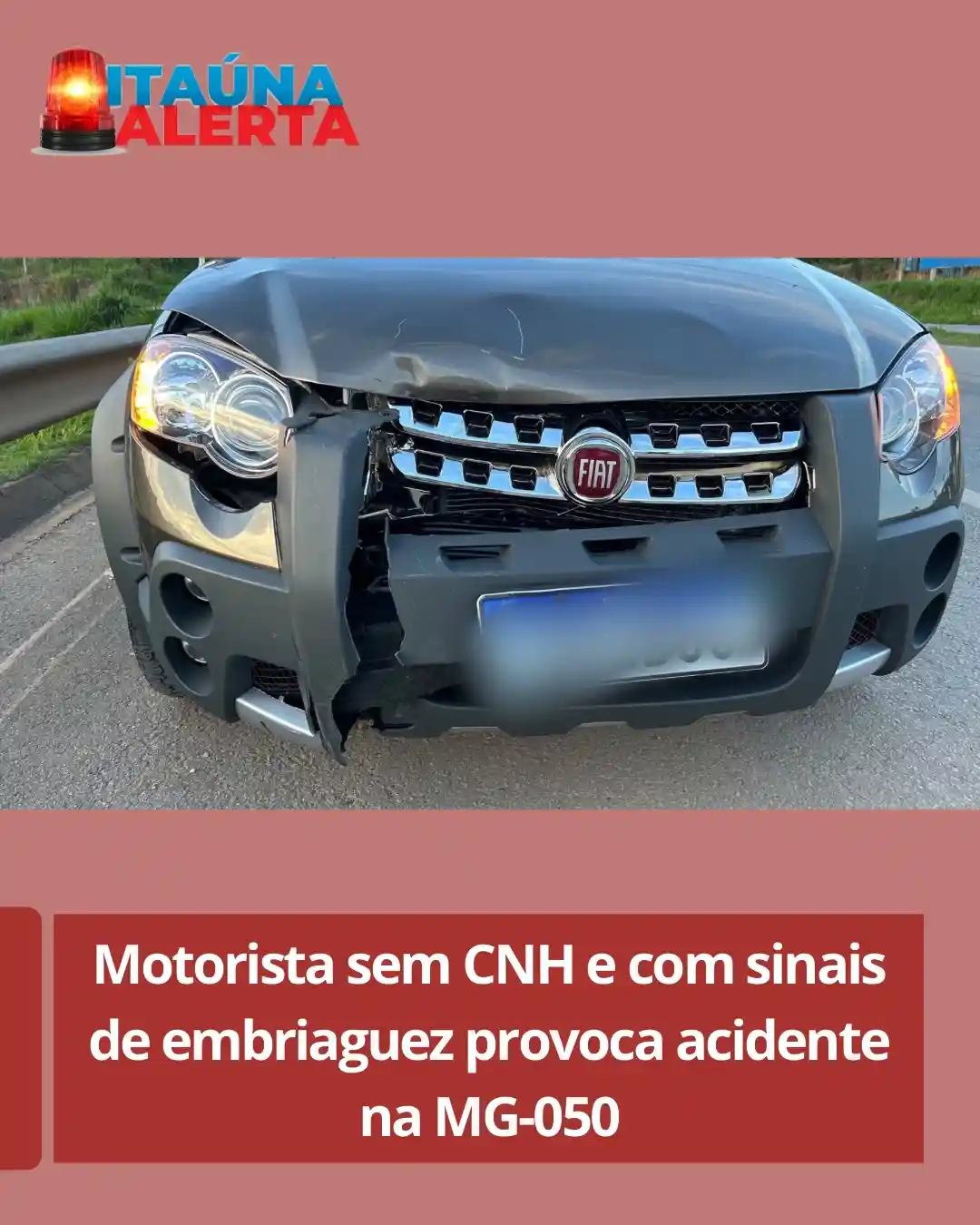 Homem é preso em acidente de trânsito