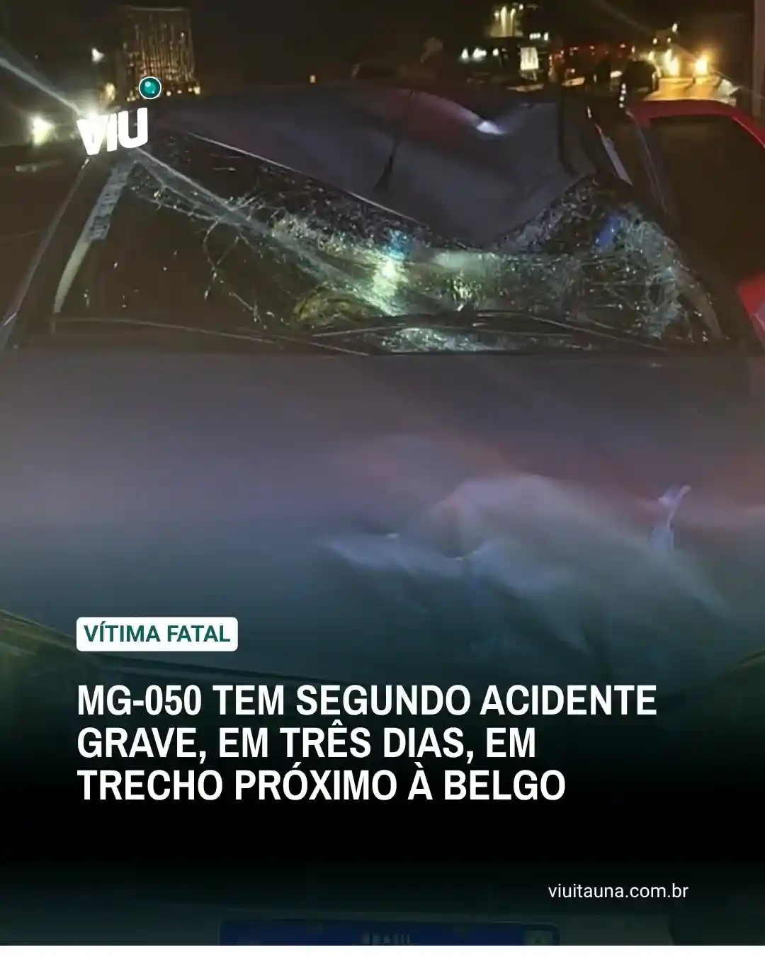 Segundo acidente grave na MG-050 em três dias