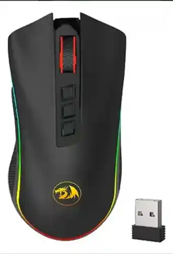 Mouse Gamer Sem Fio Redragon Cobra Pro M711 Preto