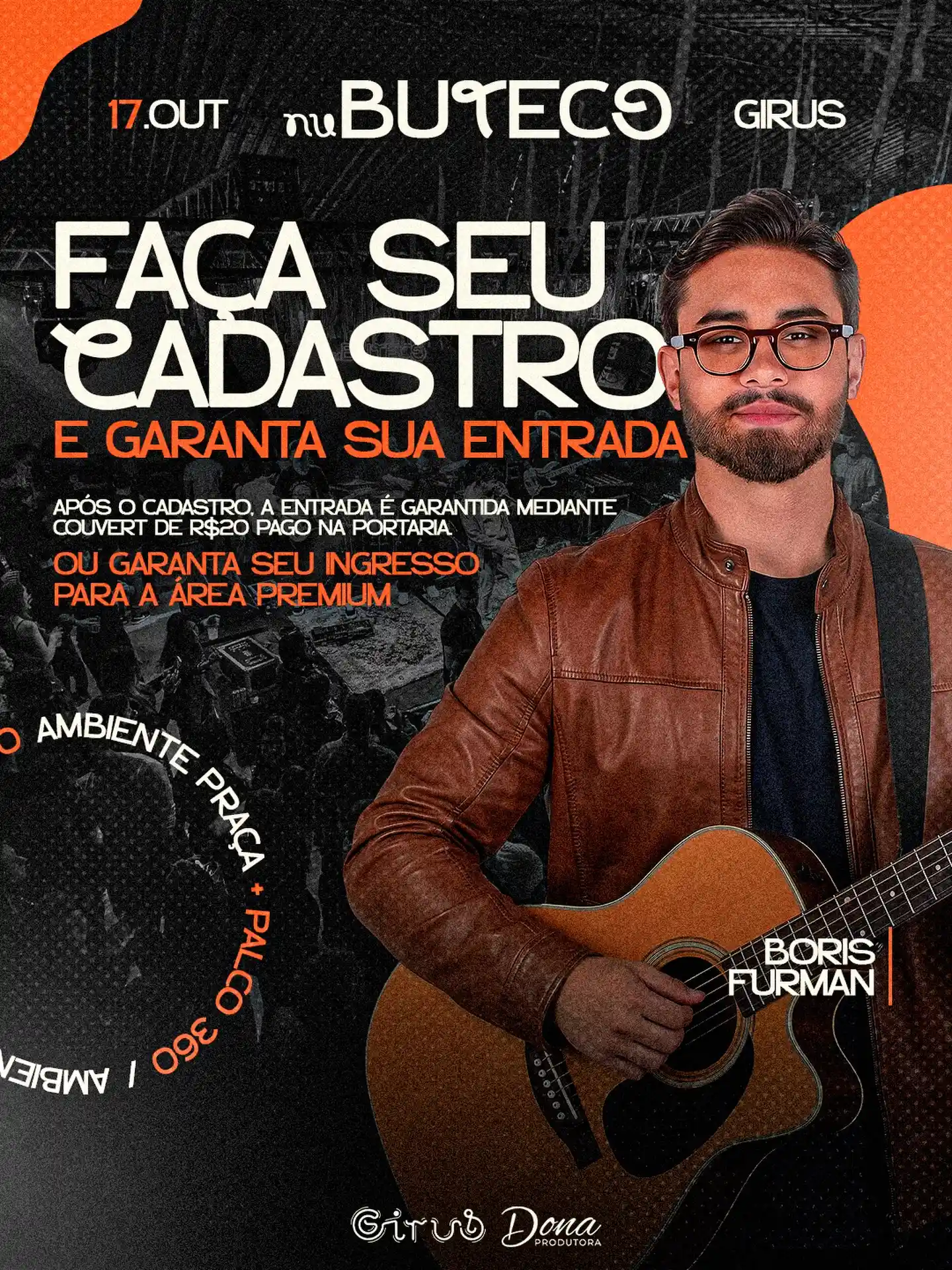 Show O Boris Furman na Girus – 17 de outubro