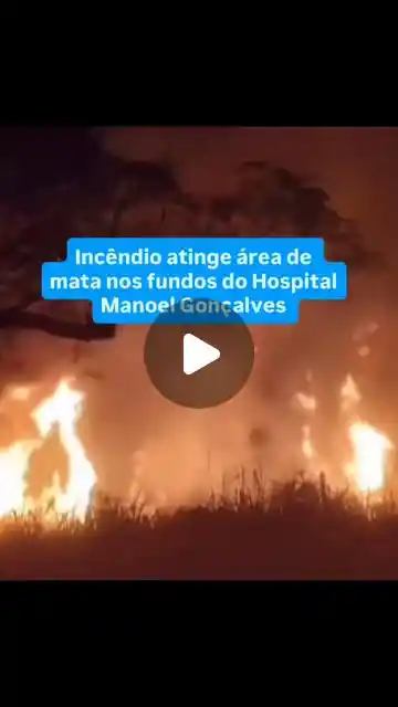 Incêndio em mata mobiliza Corpo de Bombeiros
