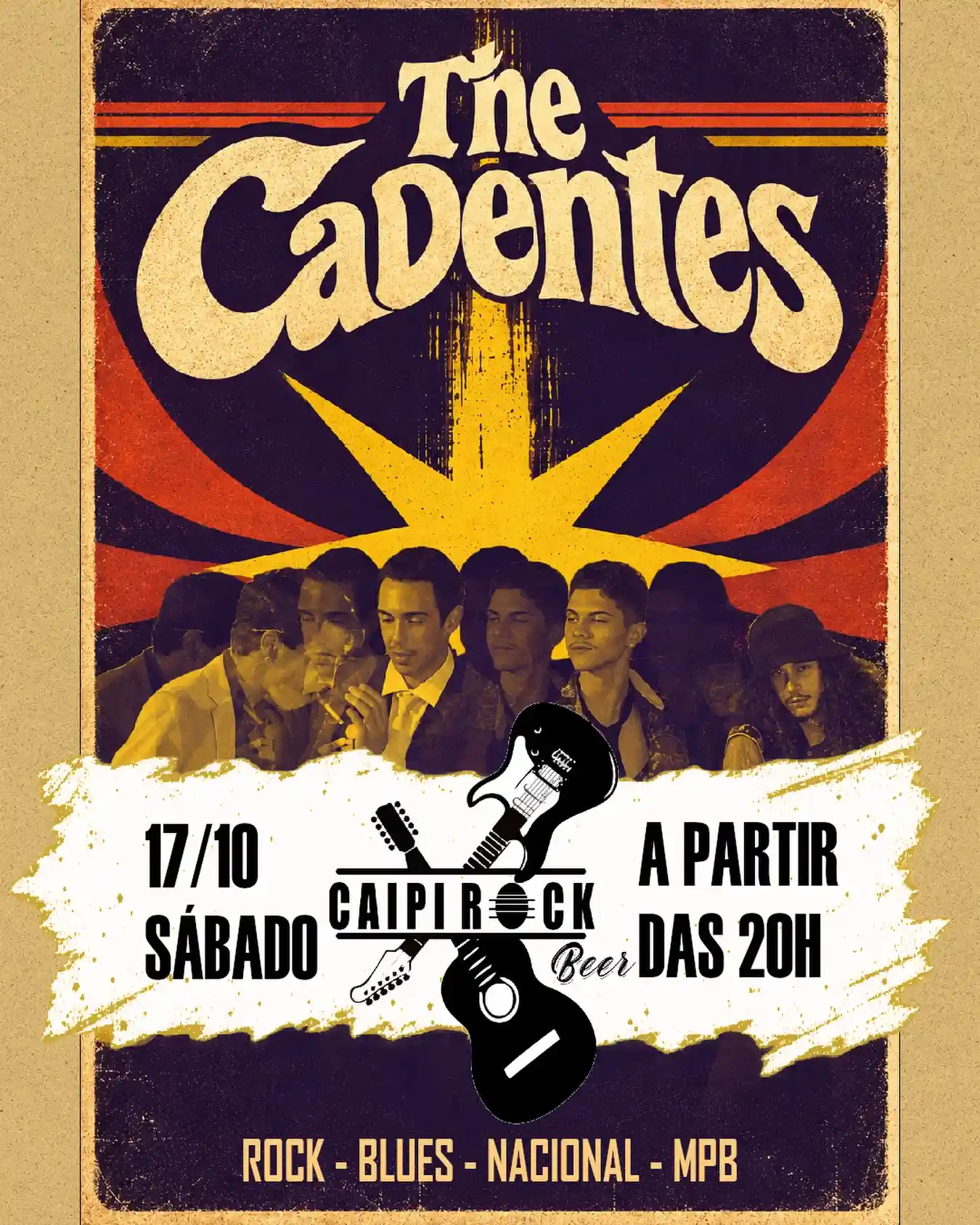 Show The Cadentes no Caipi Rock – 17/10