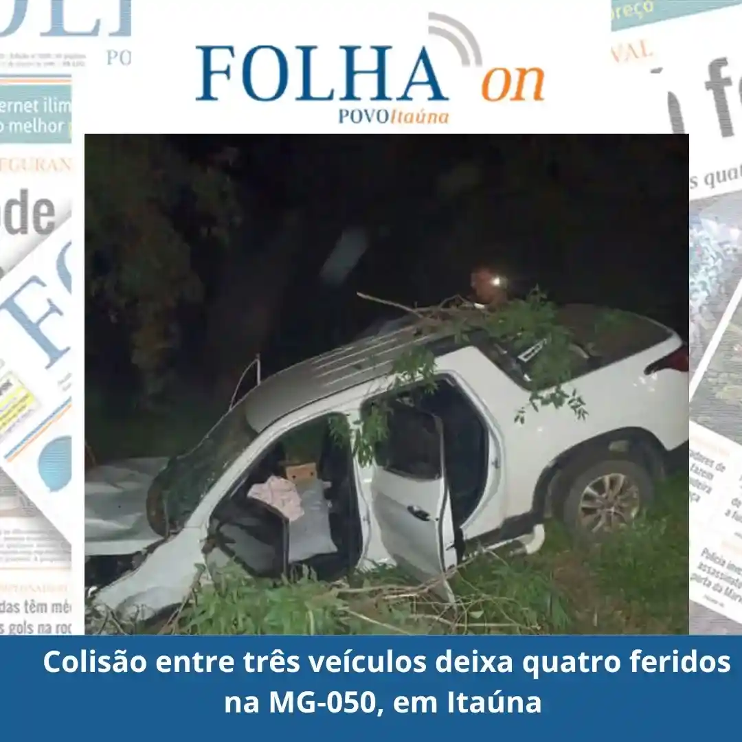 Acidente na MG-050 em Itaúna deixa quatro feridos