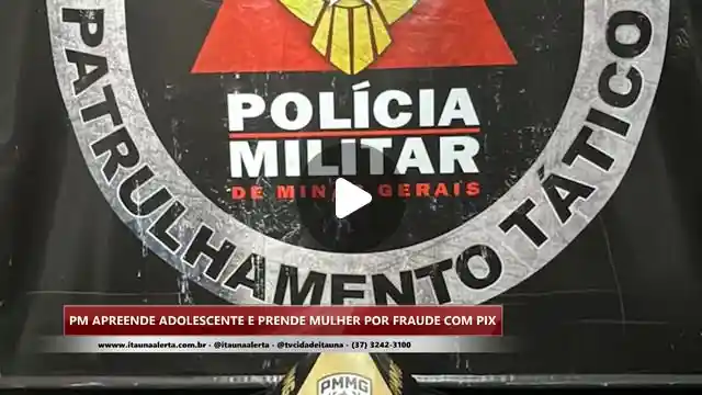 PM apreende adolescente e prende mulher por fraude com Pix
