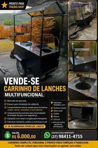 Carrinho de lanches