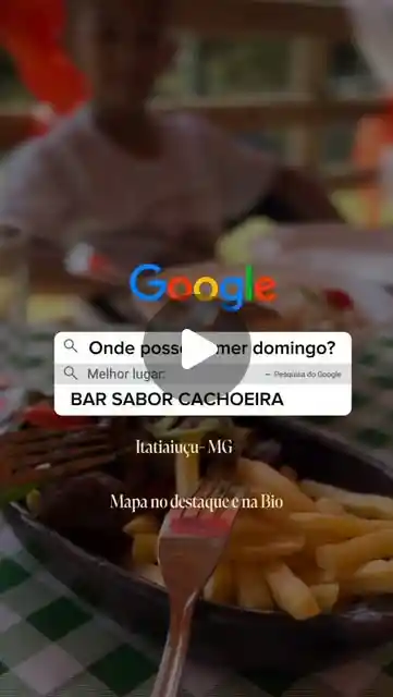 Domingo em família no Bar Sabor da Cachoeira