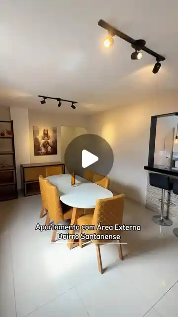 Apartamento 3 quartos com área externa no Santanense