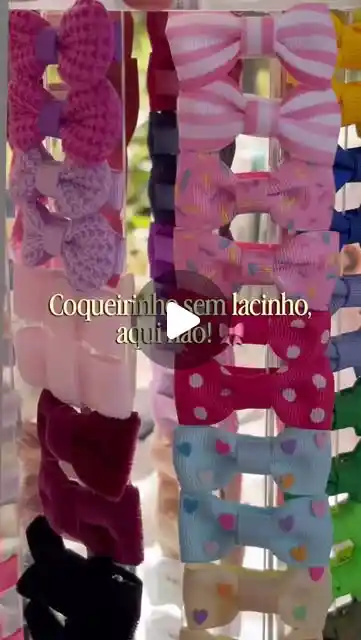 Prendedores e Lacinhos para Bebê — Bonecas de Laço