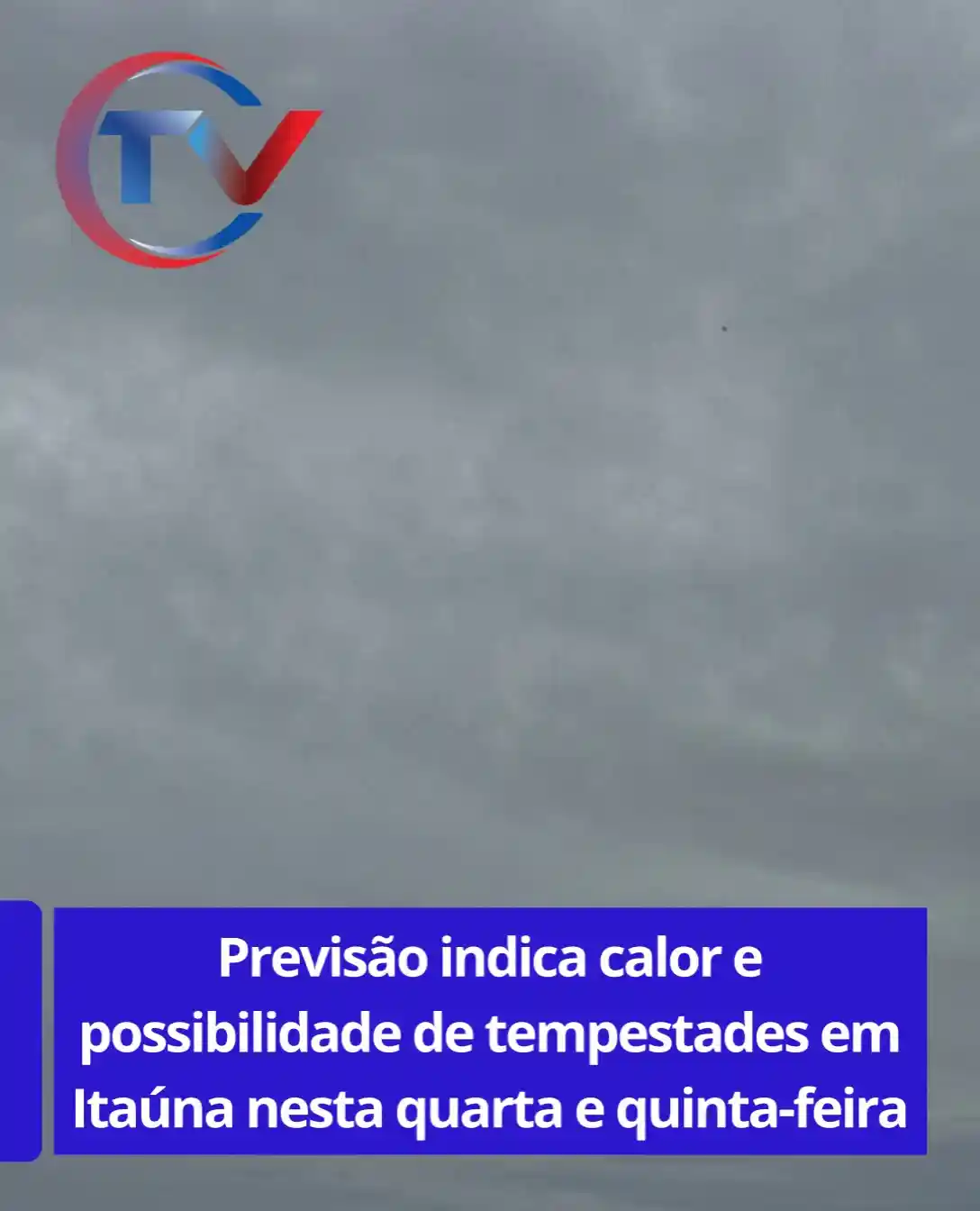 Alerta Amarelo de Tempestade — Hoje e Amanhã