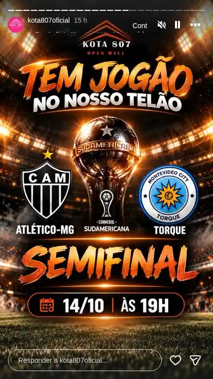Semifinal Sudamericana no KOTA 807 – hoje às 19h