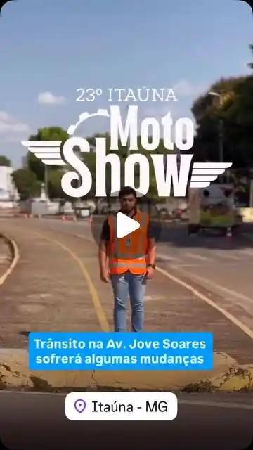 Interdições na Av. Jove Soares durante o Itaúna Moto Show